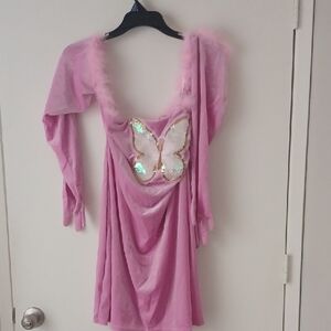 Soft Pink Dress/costume/sleepwear with Long Sleeves